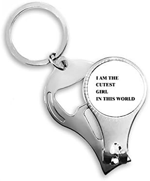 Én Vagyok A Legaranyosabb Lány Köröm Zimankó Gyűrű Kulcstartó Sörnyitó Clipper