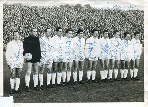 FC Schalke 04 Foci Csapat 1964 autogram, dedikált fotó szerelt