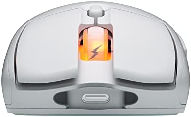 Fnatic BOLT Fehér Vezeték nélküli Gaming Mouse - Pixart 3370 Érzékelő, 69g, WiFi & Bluetooth-Akkumulátor élettartamát