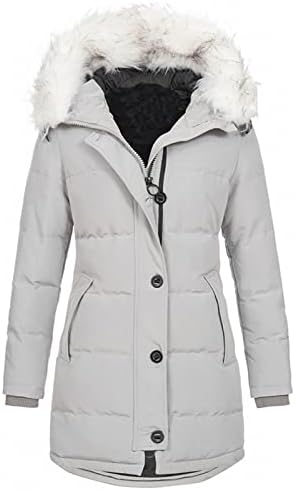 A téli Kabátok Női,hosszú Kabátot Szélálló Parka Kabát, Hosszú Ujjú Kapucnis Dzseki, Kabát Zsebében