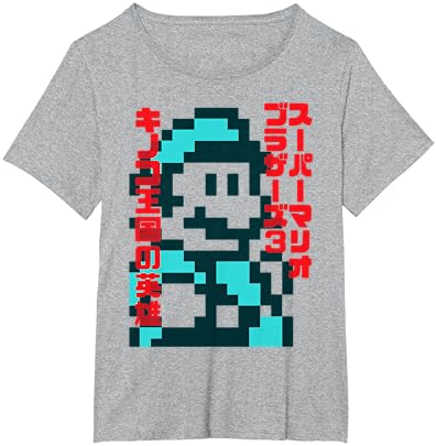 Super Mario Kanji Pixel Póló
