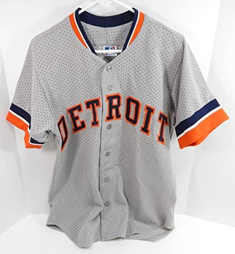 1990-es Detroiti Tigrisek O ' neal Játék Használt Szürke Jersey gyakorlást L 791 - Játék Használt MLB Mezek