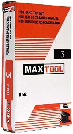MaxTool 6-32 Kezét Szál Csapok Meghatározott Beleértve a Kúpos+Dugó+Alsó HSS M2 Wire Gauge/Számozott Menetfúró Készlet