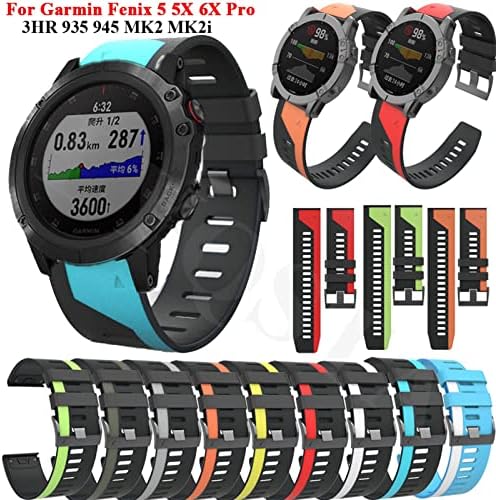 BNEGUV Sport Szilikon Watchband Csuklópántot a Garmin Fenix 6X 6 Pro 5X 5 + 3 HR Smartwatch 22 26mm EasyFit gyorskioldó