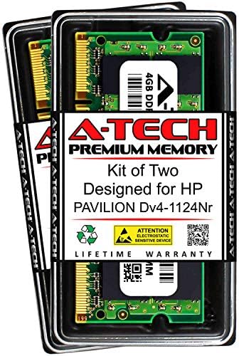 Egy-Tech 8 GB (2 x 4 GB) RAM a HP Pavilion DV4-1124NR | DDR2 800MHz SODIMM PC2-6400 200-Pin Non-ECC Memória Upgrade