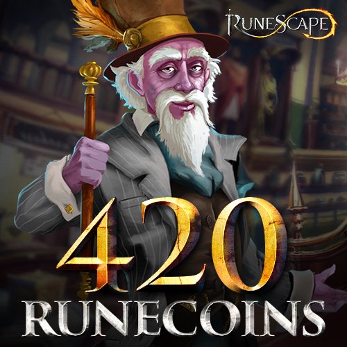 420 RuneCoins: RuneScape [Azonnali Belépés]