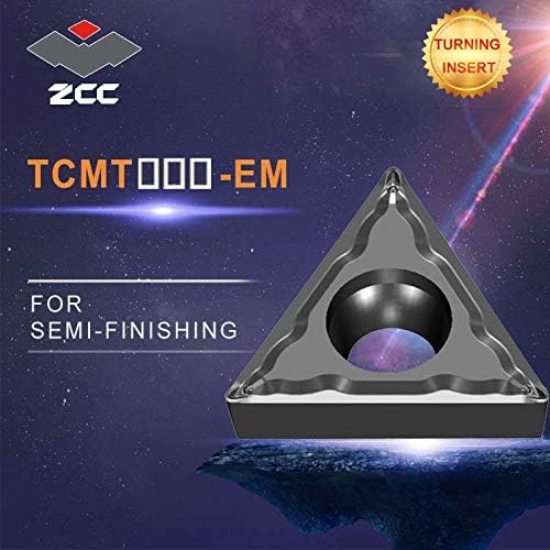 FINCOS CNC Lapkák 10db/sok TCMT110204-EM TCMT110208-EM Eszterga Szerszámok Bevonatos Keményfém Esztergálás-Lapkák Acél