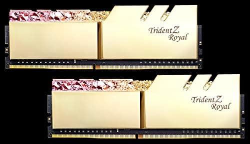 G. Készség Szigony Z Királyi Sorozat [Arany] 16 gb-os (2 x 8GB) 288-Pin-SDRAM (PC4-25600) DDR4 3200 CL16-18-18-38 1.35