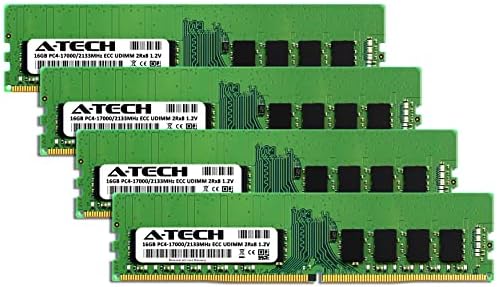 Egy-Tech 64 gb-os Készlet (4x16GB) Memória RAM a Dell PowerEdge T140 - DDR4 2133MHz PC4-17000 ECC nem pufferelt UDIMM