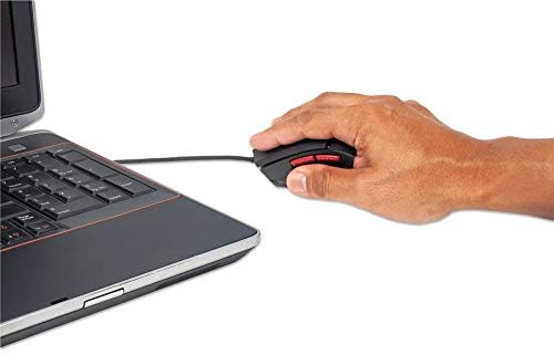 Manhattan Vezetékes Gaming Mouse – 800/1200 / 1600/2400 Állítható DPI Felbontás – Ergonomikus Markolat Alakja & Színű