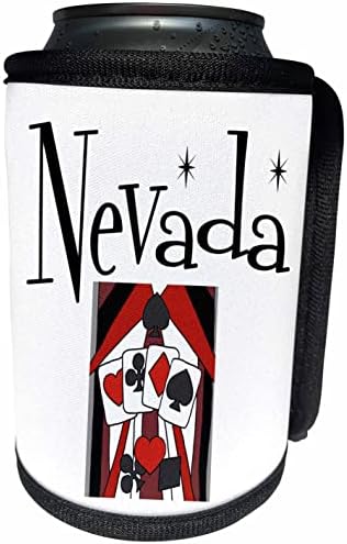 3dRose Király Szórakoztató Nevada, valamint Kártya Pakli Szerencsejáték utazás. - Lehet Hűvösebb Üveg Wrap (cc_351163_1)