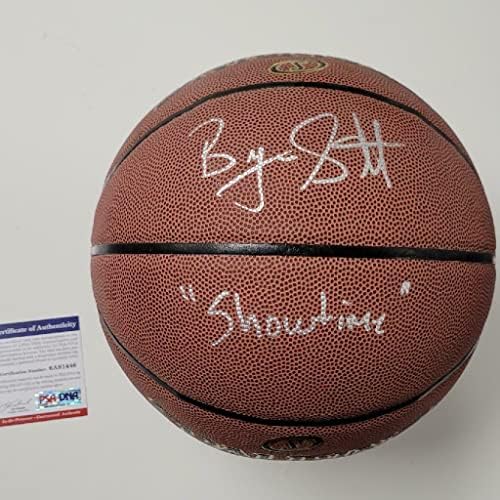 Byron Scott aláírt Showtime Spalding Kosárlabda Lakers ~ PSA ITP-COA - Dedikált Kosárlabda