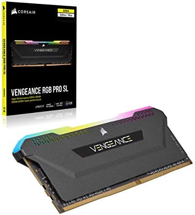 Corsair Vengeance RGB PRO SL 64 gb-os (2x32GB) DDR4 3600MHz C18 Megvilágított Asztali Memória Kit (10 Egyedileg Címezhető