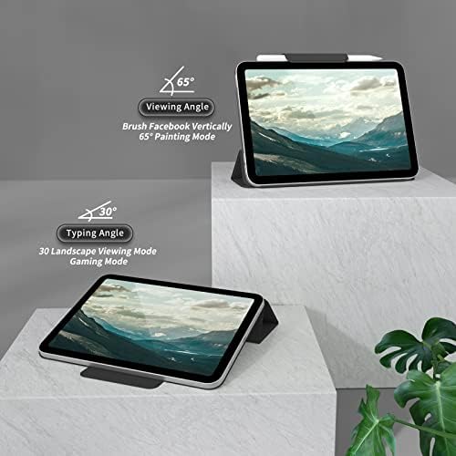 JKSML Új tok iPad Mini 6 (8.3-Es,2021-Modell),a tolltartó, Támogatás Ceruza 2nd Gen Töltés, Mágneses Csattal, Auto Sleep/Wake,