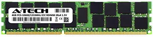 Egy-Tech 4GB Csere HP 536889-001 - DDR3 1333MHz PC3-10600R ECC Regisztrált RDIMM 240-Pin 2Rx4 1,5 V - Egyetlen Szerver