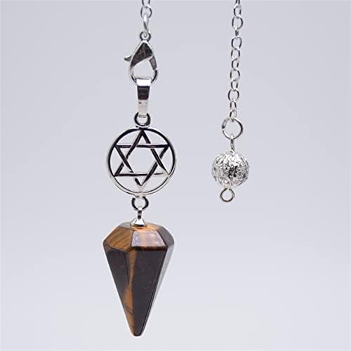 Kristály Pendulums az Öntőforma Amulett Jóslás Meditáció Kúp Inga Természetes Kő Kvarc Pont Medálok ( Szín : 3 )