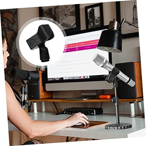 SUPVOX 2db Clip Mikrofon, Vezeték nélküli Mikrofon, videó Mikrofon, Vezeték nélküli Mikrofon tartó Mikrofon Állvány