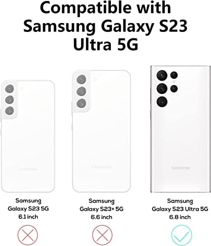 Hosgor Kompatibilis Magsafe tok Samsung Galaxy S23 Ultra, Aranyos Szív Luxus Galvanizáló Kamera Védelem Wirless Töltés