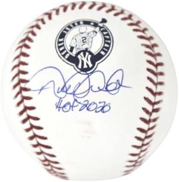 Derek Jeter New York Yankees Aláírt OMLB Kapitány Baseball HOF 2020 Insc MLB - Dedikált Baseball