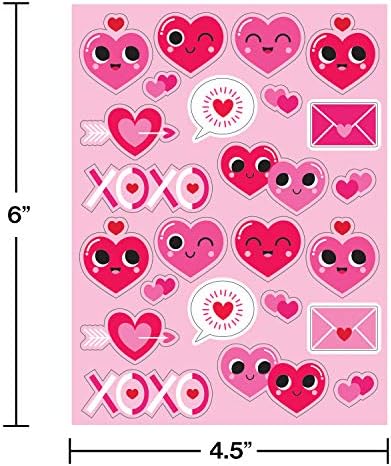 Kreatív Átalakítása 328263 Rózsaszín, Piros Szívek Emoji Matricák, Többszínű