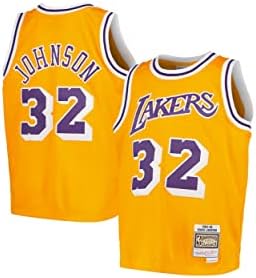 Outerstuff Ifjúsági Magic Johnson Los Angeles Lakers Arany Keményfa Klasszikus Jersey