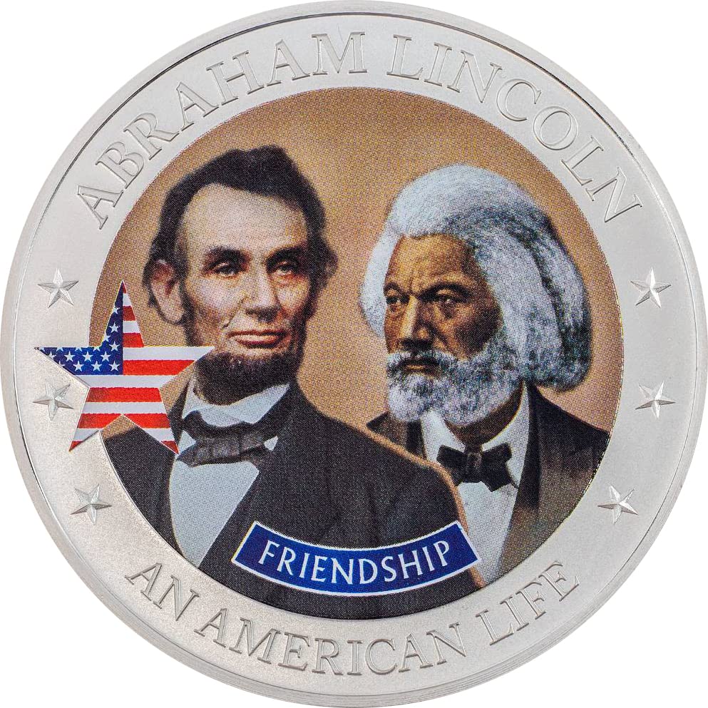 2022 DE Egy Amerikai Élet PowerCoin Barátság Abraham Lincoln Osztályozott Ms70 1/2 Oz Ezüst Érme 2$ Szakács-Szigetek