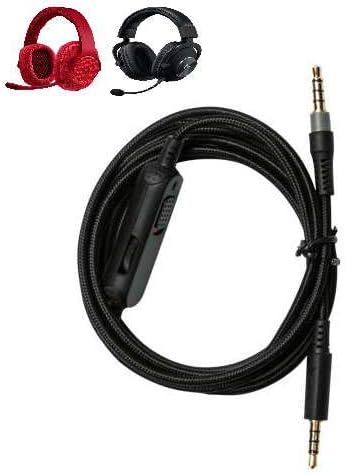 Cserélhető Audio Aux Kábel Inline Néma, mennyiségét Szabályozza a Logitech Vezetékes G433 G233 G Pro G Pro X Gaming