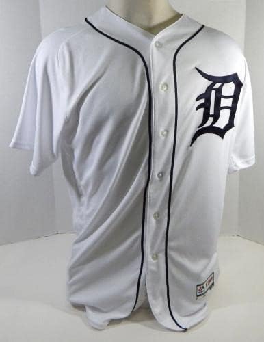A 2018-as Detroit Tigers Sandy Baez 62 Játék Kiadott Fehér Jersey 48 DP20520 - Játék Használt MLB Mezek