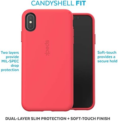Speck Termékek CandyShell Illik iPhone Xs Max Esetben, Higany Piros/Vörös Higany