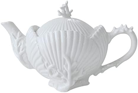 XIULAIQ Korall Shell Európai Kerámia Kávés Bögre Készlet Délutáni Tea Csésze Cukor Tál, Csésze Tea Set (Szín : C, Méret