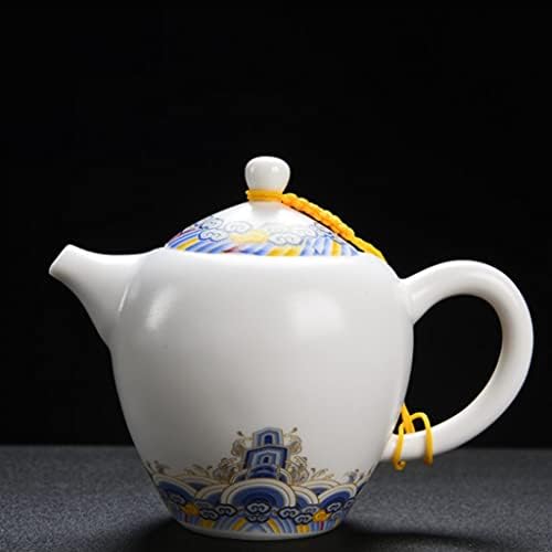 BBSJ Fehér Porcelán Teás Készlet Otthoni Nappali, Iroda Vendég Teát, Hogy a Kung-Fu Tea Csésze