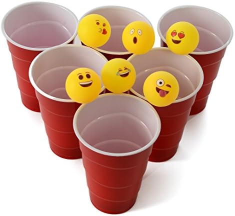 Emoji Univerzum Beer Pong Labdák, Asztali Tenisz Labdák, 6-Pack