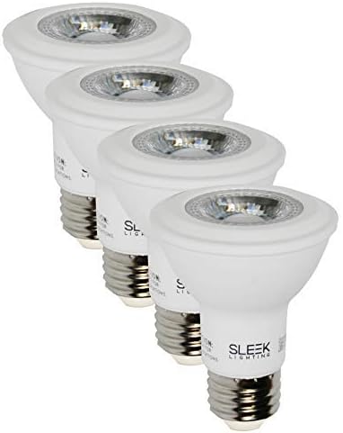 SleekLighting Par 20, LED 7 Watt Szabályozható Széles Árvíz Villanykörte (40°), hideg Fehér (5000K), 520 Lumen, E26