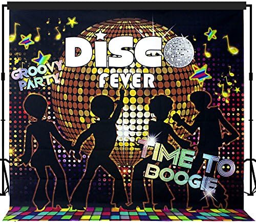 Disco Party Hátteret Banner Jelenet Alkotóinak 7x7 ft