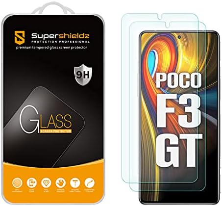 (2 Csomag) Supershieldz Célja a Xiaomi Poco F3 GT, valamint Redmi K40 Szerencsejáték Kiadás Edzett Üveg kijelző Védő